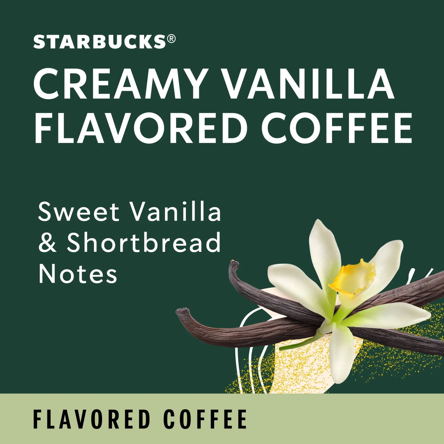 Starbucks by Nespresso Original Line, Creamy Vanilla, Flavored Roast Nespresso Pods, 10 Ct
