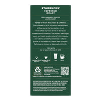 Starbucks by Nespresso Original Line, Espresso Roast, Dark Roast Nespresso Pods, 10 Count