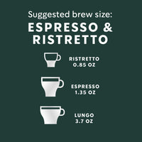 Starbucks by Nespresso Original Line, Espresso Roast, Dark Roast Nespresso Pods, 10 Count