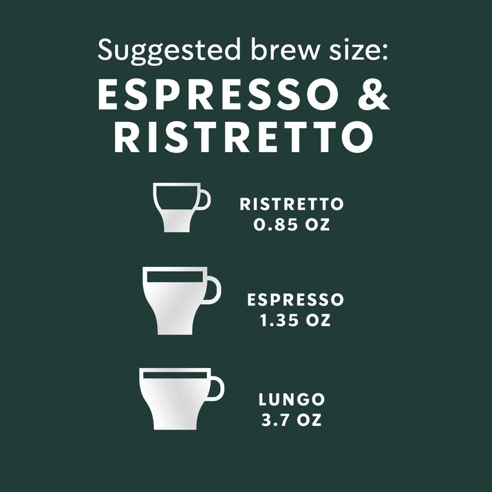 Starbucks by Nespresso Original Line, Espresso Roast, Dark Roast Nespresso Pods, 10 Count