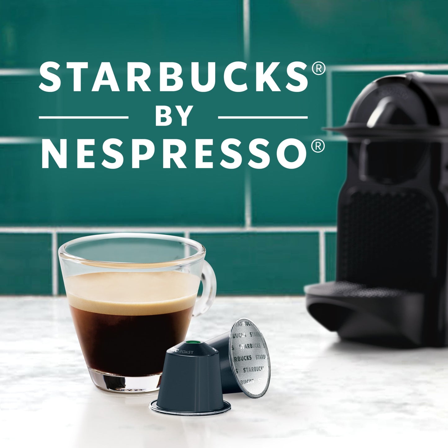 Starbucks by Nespresso Original Line, Espresso Roast, Dark Roast Nespresso Pods, 10 Count